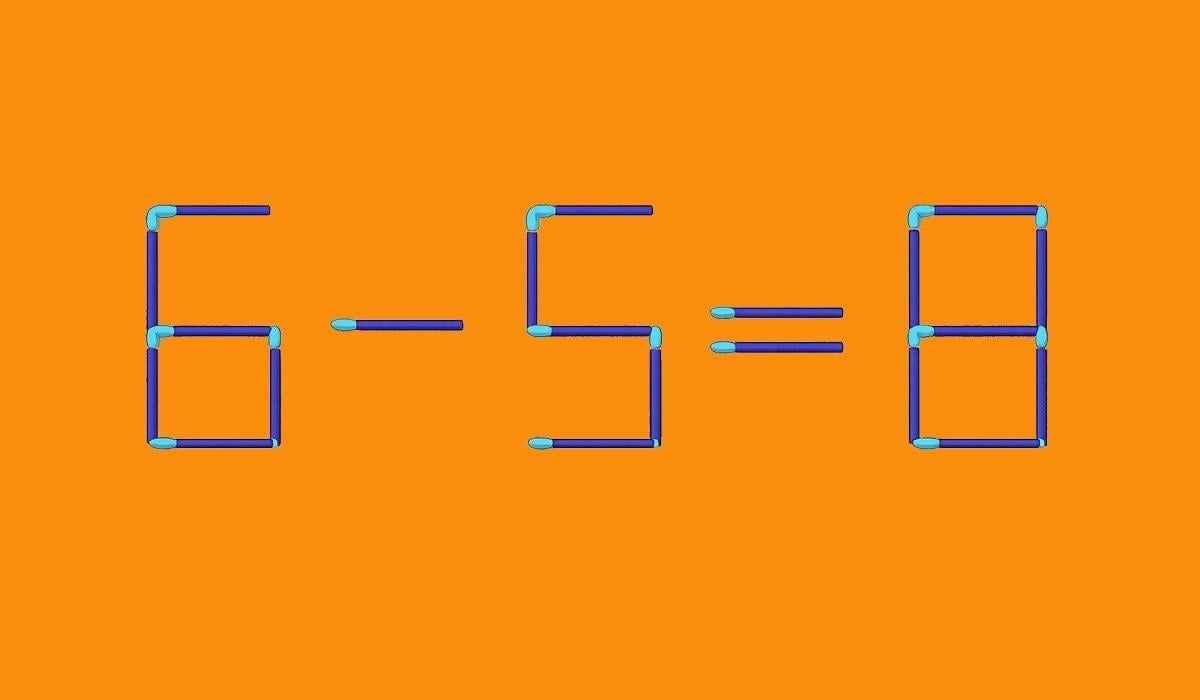 Greitas IQ testas: tereikia pajudinti vieną degtuką