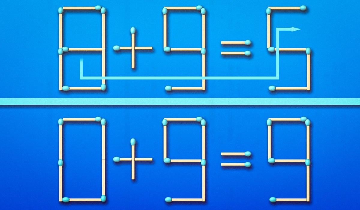 Norėdami ištaisyti klaidą, turite perkelti tik vieną degtuką: IQ testas per 11 sekundžių