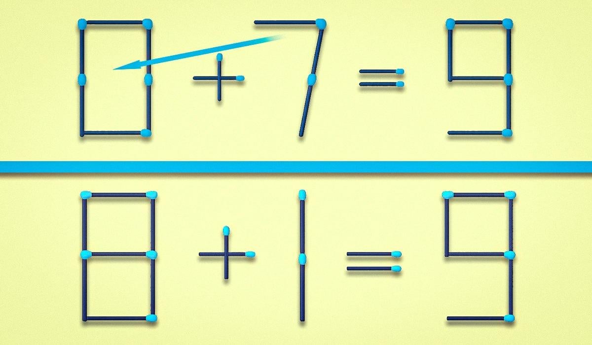 Norėdami ištaisyti klaidą, turite nutempti tik vieną degtuką: sudėtingą matematikos galvosūkį