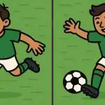 IQ testas: raskite 3 skirtumus futbolininko paveikslėlyje per 23 sekundes